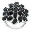 Pearlz Gallery Women’s Jewelry Set – Black Spinel Ring, Multi Rutilated Quartz Bracelet & Tiger Eye Necklace – Sterling Silver Elegant Gemstone Bundle - Jewellery - British D'sire