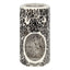 Pillar Gunmetal Grey Crackle Oil Burner and Wax Warmer - British D'sire