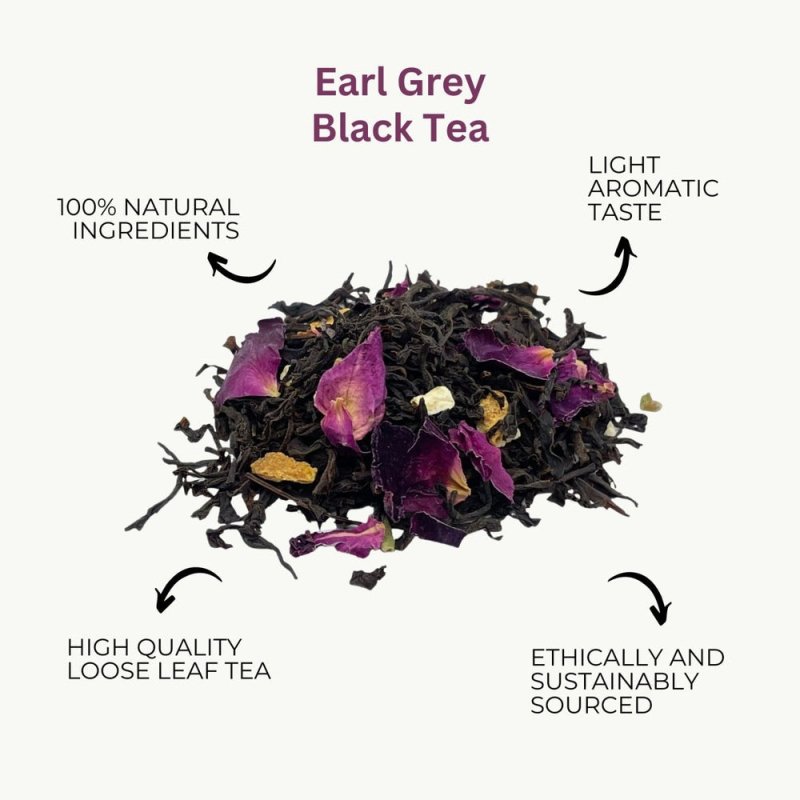 Premium Tea Selection, 3 Specialty Loose Leaf Teas (3 Flavours, 100g Each) - Tea & Infusions - British D'sire