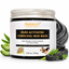 Pure Activated Clay Charcoal Face Mask - Deep Cleanse and Detox - 100% Natural & Organic - 250g - AMMURI PURE ACTIVATED CHARCOAL MUD MASK - British D'sire