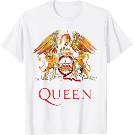 Queen Official Classic Crest T-shirt T-Shirt - Men's T-Shirts - British D'sire