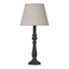 Ravenna Column Table Lamp With Linen Shade - Lamps - British D'sire