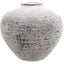 Regola Large Stone Ceramic Vase - White Ceramic Decorative Vase - Vases - British D'sire