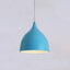 Restaurant Chandelier Simple Modern Single - head Dining Table Lamp Fashion Aisle Living Room Bar (Blue) - British D'sire
