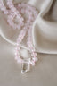 Rose Quartz and Quartz Statement Necklace - Necklaces - British D'sire