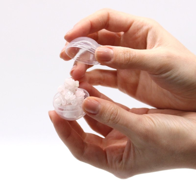 Rose Quartz Gem Bracelet Bath Bomb - Gemstone Bracelet Bath Bomb - British D'sire