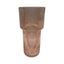 Rose Tall Glass Ribbed Vase - Glassware - British D'sire