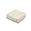 Seat Pad Cushion Booster 100% Cotton Cover 45cm Square - Cream - British D'sire