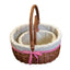 Set of 2 Lined Hollander Shopping Baskets - Shopping Baskets - British D'sire