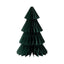 Set of 3 Dark Green Paper Christmas Trees 25cm - Christmas Decor - British D'sire