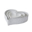 Set Of Three Large Matt White Ceramic Dishes - Trinket Dish - British D'sire