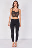 Sheer Lace Eyelash Trim Bralette - Top - British D'sire