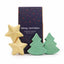 Silent Night Christmas Bath Bomb Gift Pack - Christmas Bath Bomb Gift Pack - British D'sire