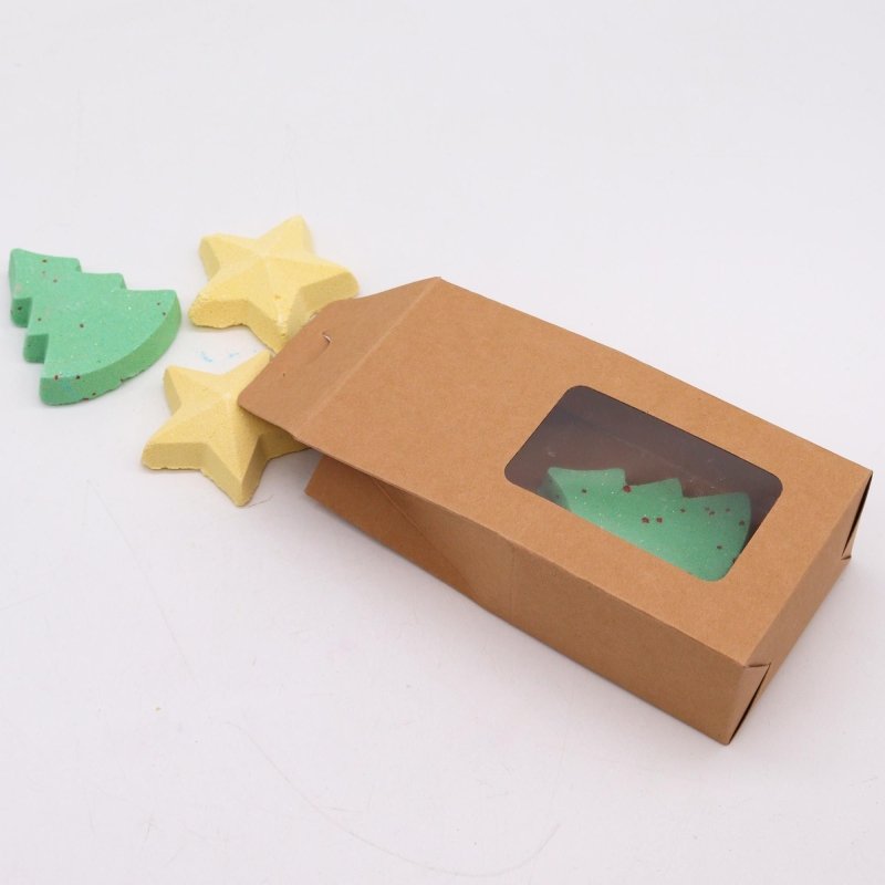 Silent Night Christmas Bath Bomb Gift Pack - Christmas Bath Bomb Gift Pack - British D'sire