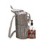 Single Bottle and 2 Cartridge Glass Carrier With Shoulder Strap - Drinks Baskets - British D'sire
