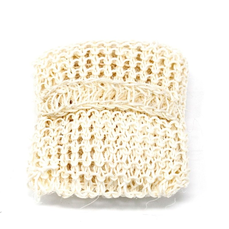 Sisal Sponge And Scrub - Extra Exfoliating Cushion - Sponges Loofahs - British D'sire