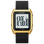 SKMEI 1866 Square Large Screen Men Steel Belt Multi-function Night Light Alarm Clock Watch(Gold White Machine) - British D'sire