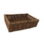 Small Double Steamed Storage Wicker Tray - Serving Tray - British D'sire