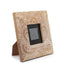 Small Mango Wood Picture Framel (For 10X15cm) 20X20X2cm - Buddha - White - Picture Frames - British D'sire