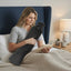 Soft Long Hot Water Bottle Perfect for Back Neck Leg Pain Relief - Charcoal - British D'sire