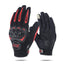 SOMAN CG666 Motorcycle Riding Anti-slip Full Finger Gloves, Size:XL(Red) - British D'sire