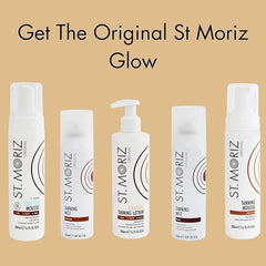 St Moriz Original Extra Large Instant Tanning Mousse in Dark | Fast Drying Vegan Fake Tan | With Wash Off Guide Colour | For Streak Free Bronzed Glow | Dermatologically Tested & Cruelty Free | 300ml - British D'sire