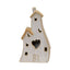 Stone Glazed Ceramic Twin House Ornament - Home Decor - British D'sire