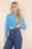 Stripy Body Suit - Bodysuit - British D'sire