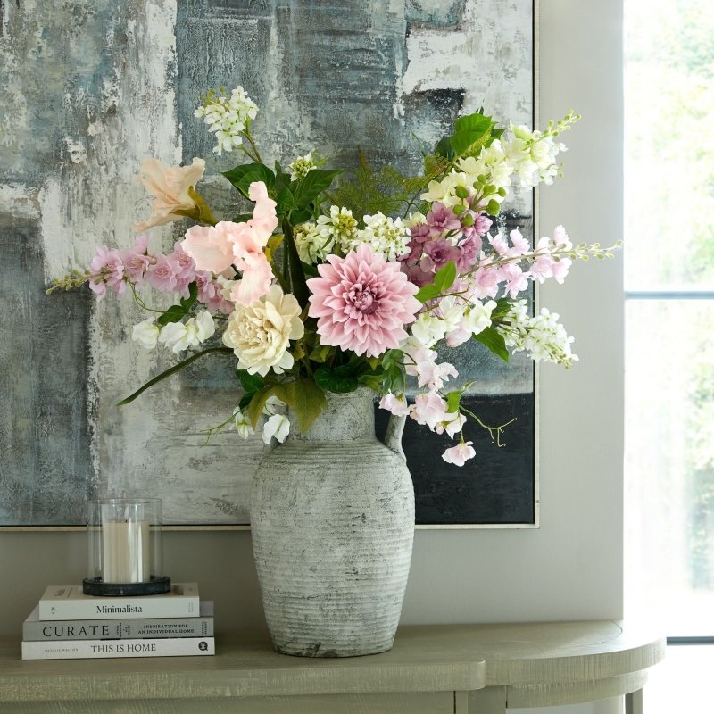 The Natural Garden Collection White Lilac Stem Artificial Flower Stem - Artificial Plants & Trees - British D'sire