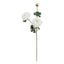 The Natural Garden Collection White Ranunculus Artificial Flower Stem - Artificial Plants & Trees - British D'sire