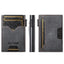 The Suteni denim double - sided card slot button automatically ejects the card box(Black) - British D'sire
