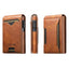 The Suteni oil wax pattern button automatically pops out the veneered printed card box(Brown) - British D'sire