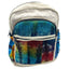 Tiedye Hemp Medium Backpack No Print - Pure Hemp and Cotton Bags - British D'sire