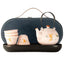Travel Teapot Set & Four Cups - Pink Vintage Pumpkin Style - Herbal Teapot Set - British D'sire