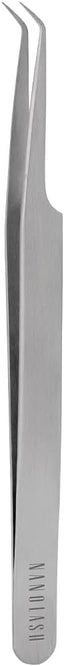 Nanolash Eyelash Tweezers L Shape - professional eyelash extension tweezers, false eyelash tweezers