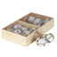 Twelve Metal Nordic Bells in Wooden Box - Christmas Decor - British D'sire