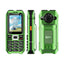 UNIWA M6000 Big Speaker Keypad Phone, 2.4 inch, Dual Flashlights, 21 Keys, SOS, FM, 4 SIM, GSM, Plug:US Plug(Green) - British D'sire