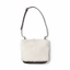 Vinette-MS leather-White cowhide olive messenger bag - British D'sire