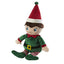 Warmies® CP - ELF - 1 Heatable Plush Toy, Green & Red - Soft Toy - British D'sire