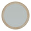 Washed Wood Round Framed Large Mirror - Mirror - British D'sire