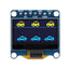Waveshare 0.96 inch OLED Display Module, 128×64 Resolution, SPI / I2C Communication(C Yellow Blue) - British D'sire