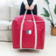 weekeight Clothing Quilt Storage Bag Household Moving Luggage Organizer Bag, Colour: Wine Red Large - British D'sire