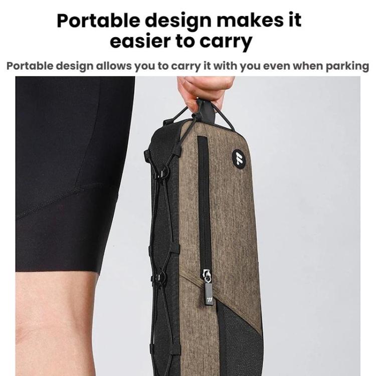 WEST BIKING Bike Crossbar Bag for Gear and Accessories(Brown) - British D'sire