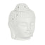 White Buddha Head Oil Burner - British D'sire
