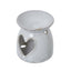 White Ceramic Heart Cut-Out Wax Melt Tealight Holder - Candle Holders - British D'sire