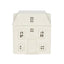 White Ceramic House Oil Burner - Cool Designs Oil Burners - British D'sire
