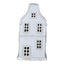 White Ceramic House Ornament with LED (14.5cm) - Home Decor - British D'sire