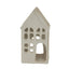White Ceramic House Tea Light Holder - Candle Holder - British D'sire