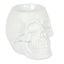 White Skull Oil Burner - British D'sire