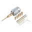 WLXY WL - DIY001 Mini DIY Brass Electric Drill Chucks Drill Bits Set DC - 12V Motor - British D'sire